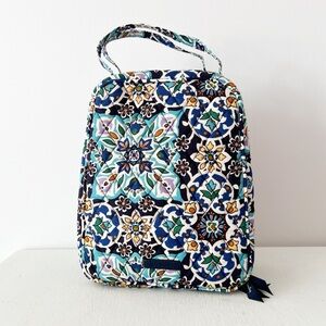 Vera Bradley Cotton Lunch Bunch Bag Lisbon Medallion